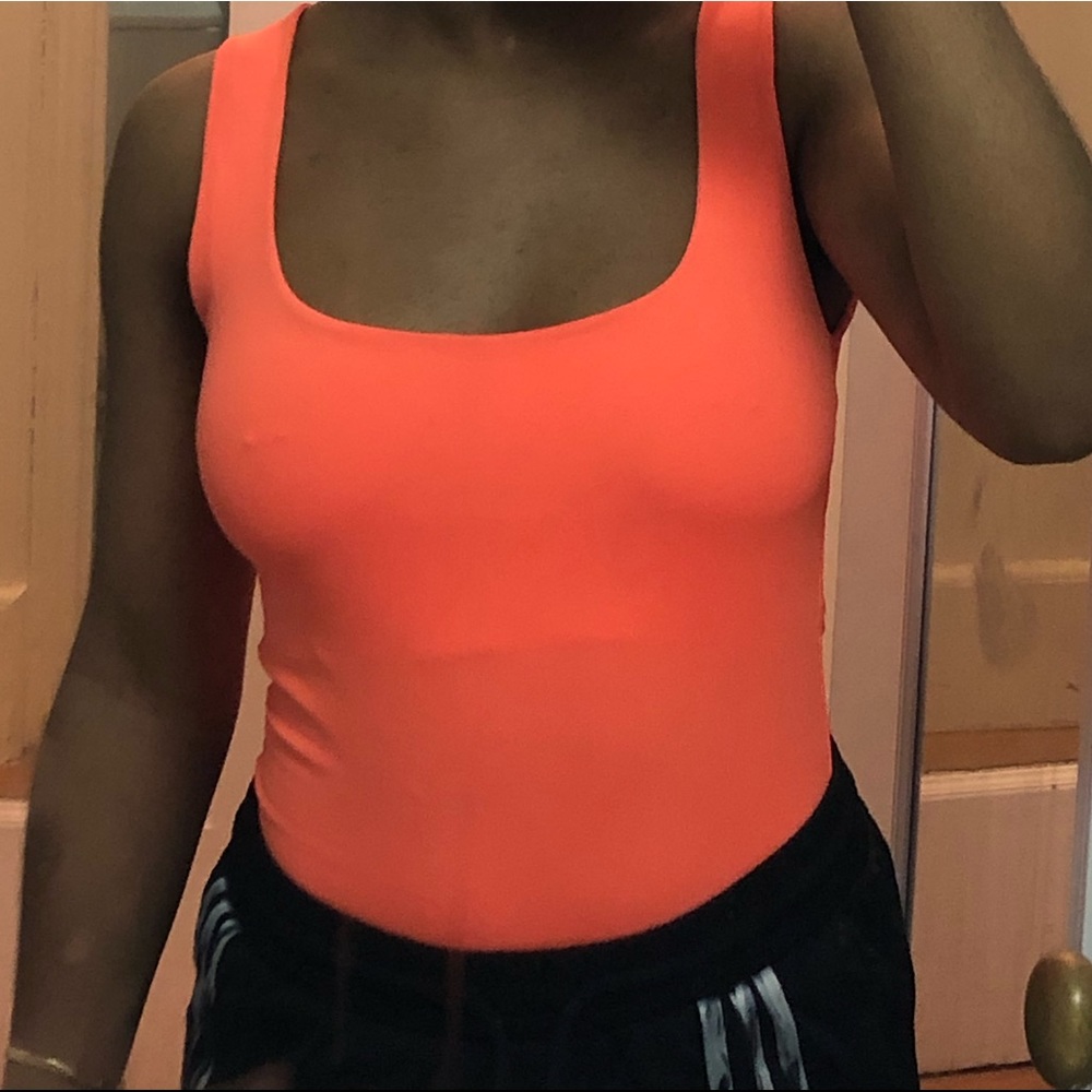 Neon Orange tank top